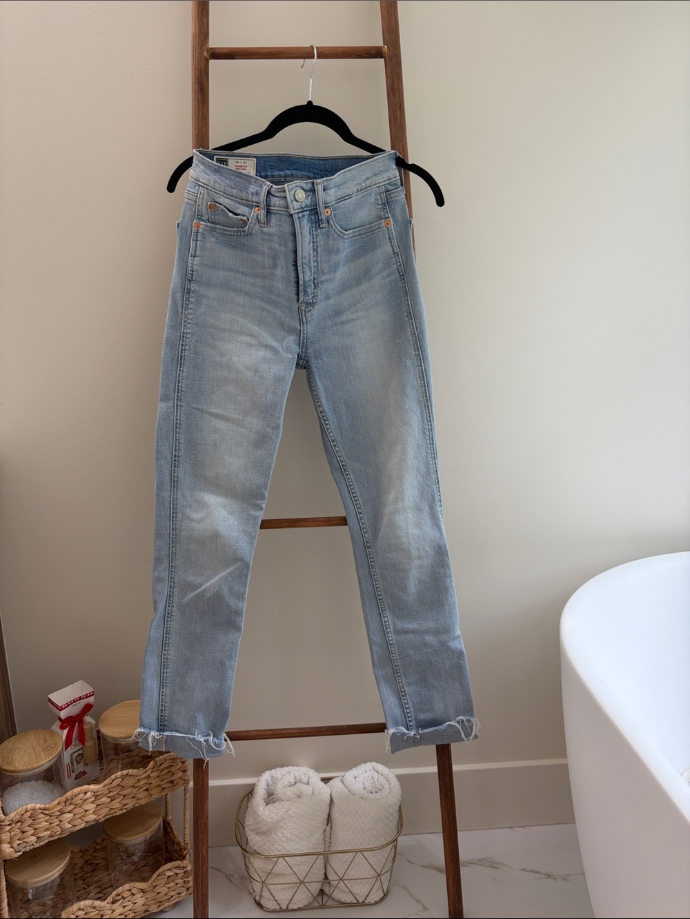 GAP Light Blue Straight Leg Jeans